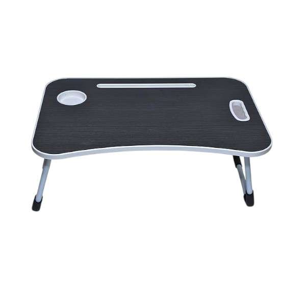 6040  Foldable Laptop Table With Tablet Slot And A Cup Holder
