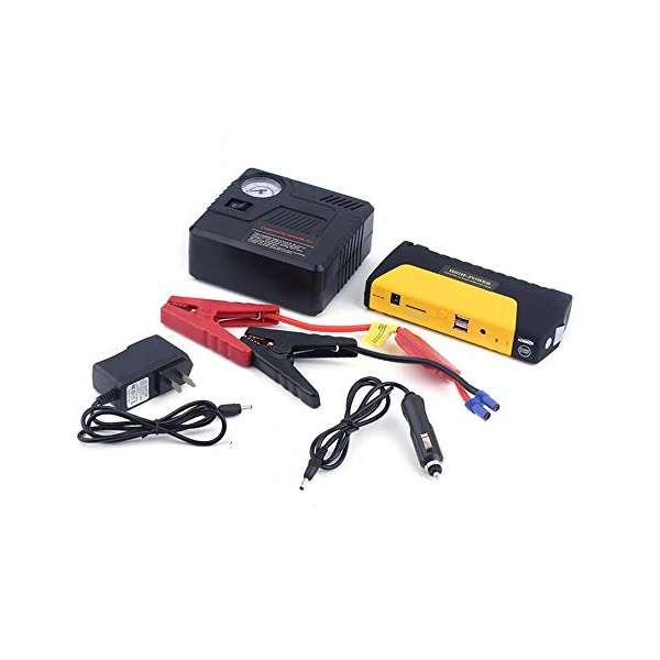 EMP-101 Portable 12V Automatic Car Battery Jump Starter With Air Compressor