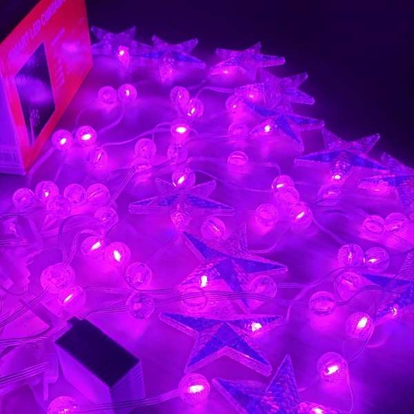 ZYF-175 3M LED Balls and Stars Smart Curtain Light with Surplife App Control