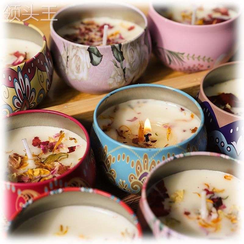 JG20375252 Wax Dried Floral Scented Candle