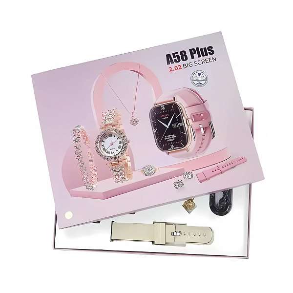 Smartbarry A58 Plus Smart Watch Jewellery Set 2.02 Big Screen