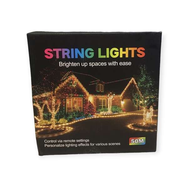 50M RGB Frosted Hearts 2835LED String Lights 220V