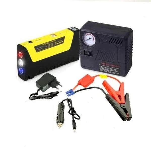 EMP-101 Portable 12V Automatic Car Battery Jump Starter With Air Compressor 16800mah