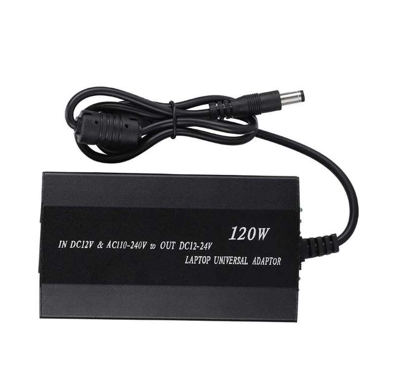 Super Electronics SE-P120 Universal Laptop Charger For Car &amp; Home Charging 120W