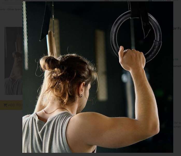 Swelldom Sports World 183683 Sports Fitness Gymnastic Rings