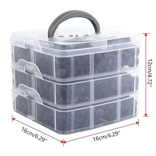 Jiageng JG20375313 625 Pieces Retainer Clips and Fasteners Remover Tool