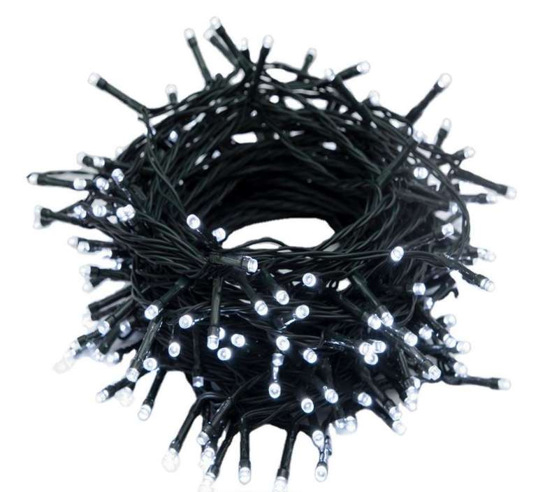 ZYF-143 Black Cable 50M LED Fairy Light Blue With 8 Combination Setting Mode