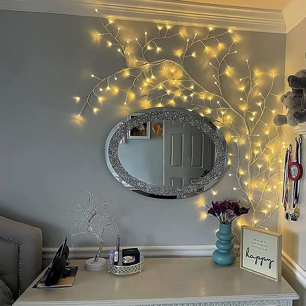 ZYF-134 Enchanted LED Willow White Vine  Warm White 220V
