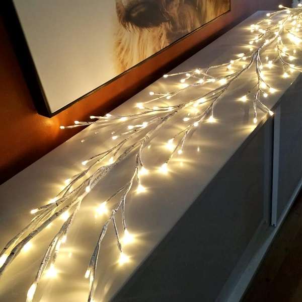 ZYF-134 Enchanted LED Willow White Vine  Warm White 220V