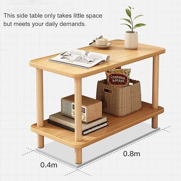 Jiageng JG20375306 Sofa Or Bedside Rectangular Table 80 x  40 x 53cm