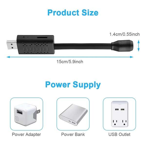 Super Electronics U21 HD Mini USB Camera Real-time Surveillance Wifi Web Camera V380 Pro