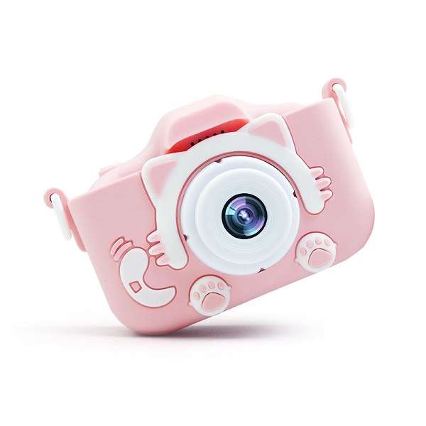 Super Electronics X2 Cute Kitty Dual Lens Addition Kids Camera