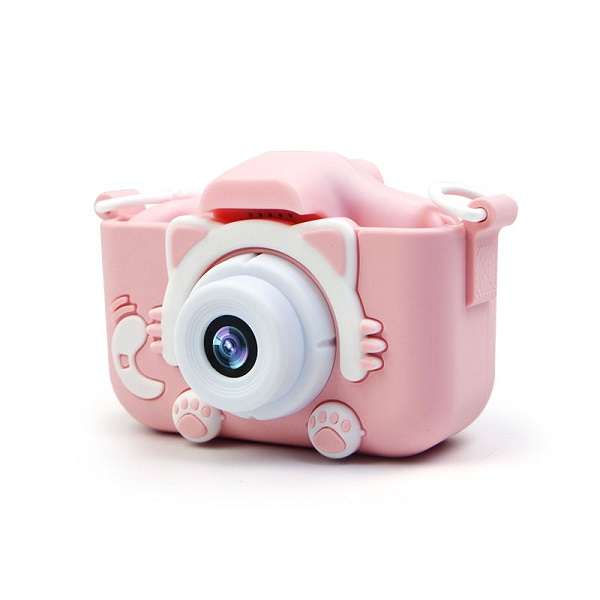 Super Electronics X2 Cute Kitty Dual Lens Addition Kids Camera