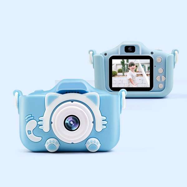Super Electronics X2 Cute Kitty Dual Lens Addition Kids Camera