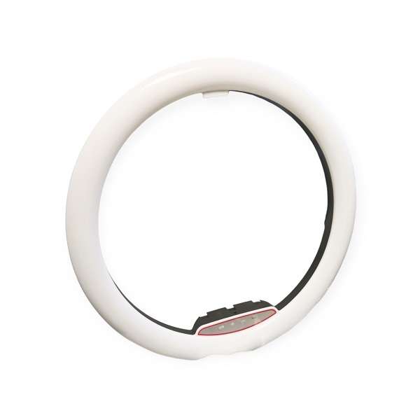MJ45 18" RGB And White Ring Light with 2.1m Stand, 3 Cellphone Holder