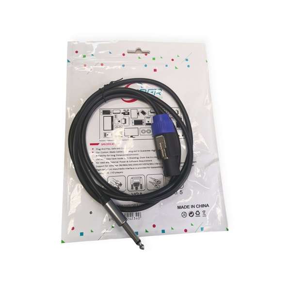 Super Electronics SE-L166 6.35 To OHM Cable 1.5m