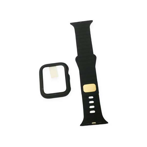 Watch Silicone Case 45mm And Band Compatible With Apple Watch Series