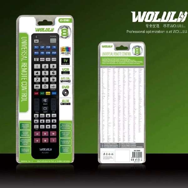 Wolulu AS-32481 Universal TV Remote Control L660