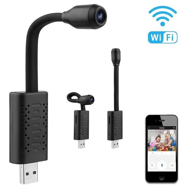 Super Electronics U21 HD Mini USB Camera Real-time Surveillance Wifi Web Camera V380 Pro