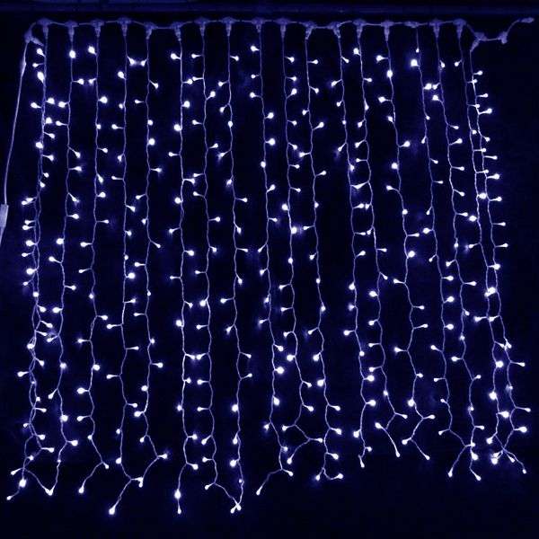 SE ZYF-D139 3m x 2m Blue LED Fairy Light Curtain