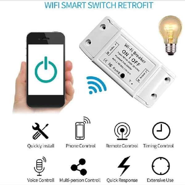 Aerbes AB-KG03 Wifi Smart Switch With Smart Life App