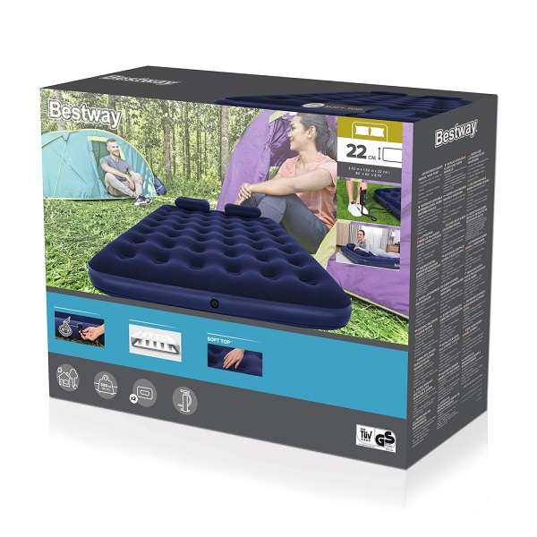 Bestway 67374 Inflatable Mattress 203 x 152 x 22cm