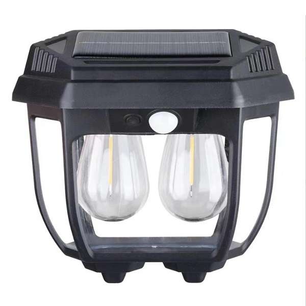 PM-091 HW669-2W Solar Induction Wall Lamp Dual Bulb