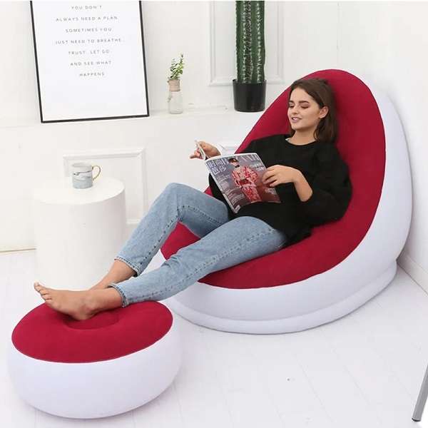 Jiageng JG20375247 JG-396 Inflatable Lazy Sofa 95cm x 85 x 80