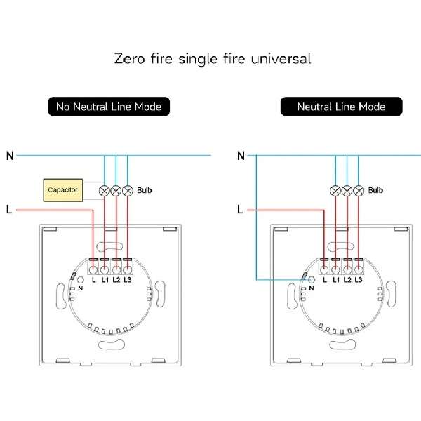 3 Gang Wifi Smart Switch Works With Smart Life App
