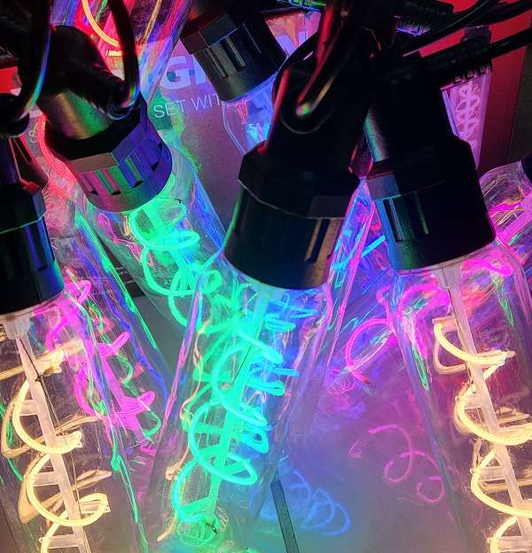 ZYF-155 220V 5M RGB LED Outdoor String Light