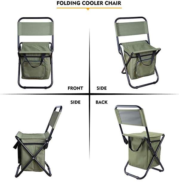 XF000018 Portable Folding Camping/Fishing Chair With Storage