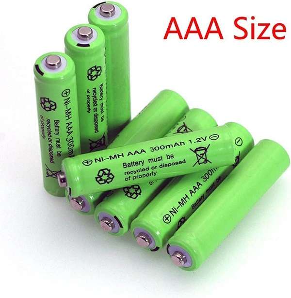 TP-AAA 300mAh 4 Piece Rechargeable AAA Battery