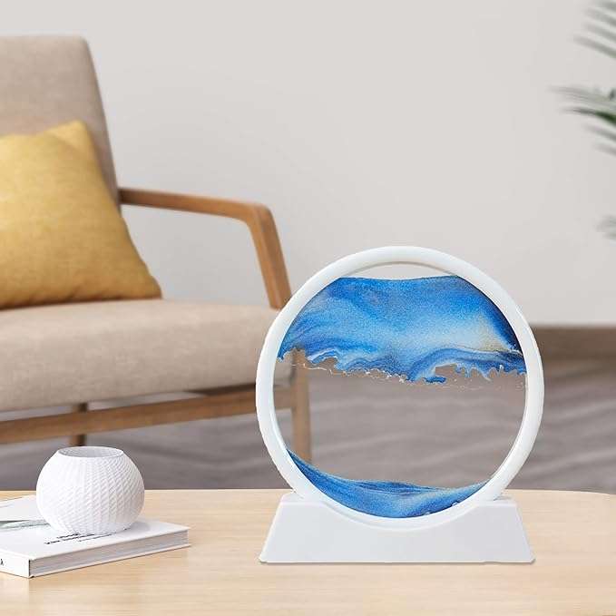 3D Circular Flowing Sand Painting 12"