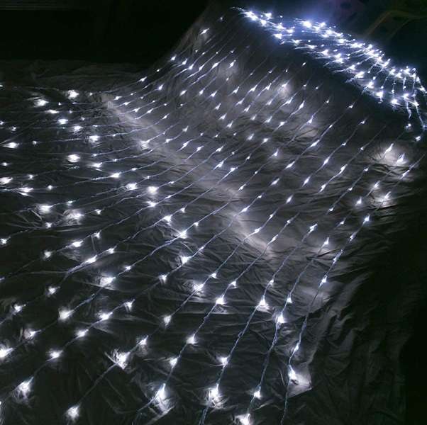 Super Electronics ZYF-127 3m x 2m White Running Waterfall LED Fairy Light