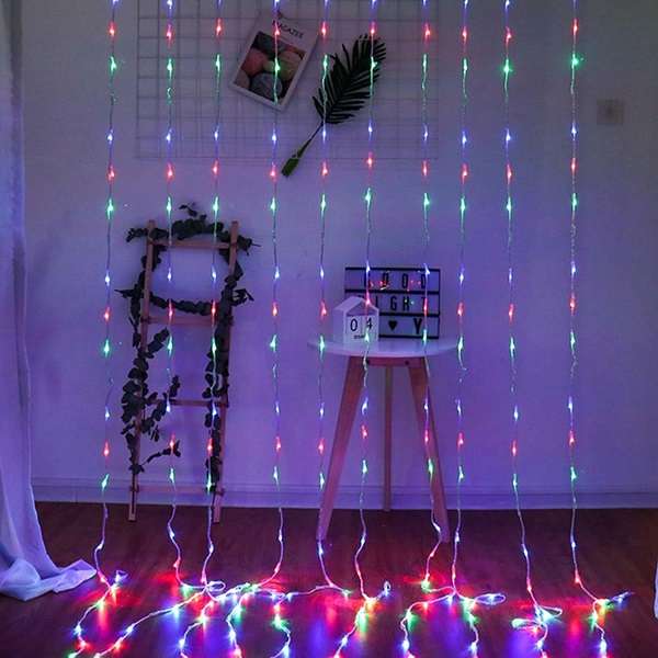 Super Electronics ZYF-126 3m x 2m RGB Running Waterfall LED Fairy Light
