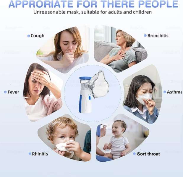 JG20375367 Hand Held Silent Nebulizer Innovative Mesh Technology