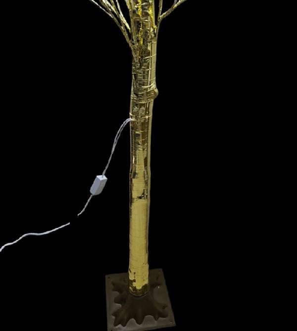 ZYF-118 1.8M White LED Gold Birch Light 240 LED