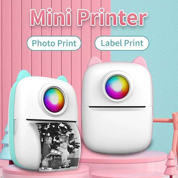 Aerbes AB-DY03 Mini Bluetooth Inkless Photo, Text, Sketch, Label Printer