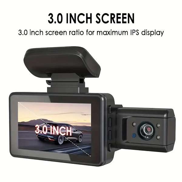 Dash Camera With Rear Camera