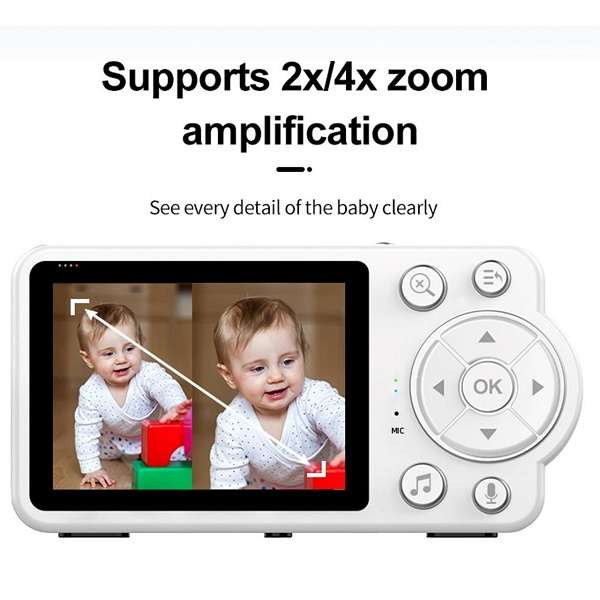 2.8 Video Baby Monitor With Camera  And Audio
