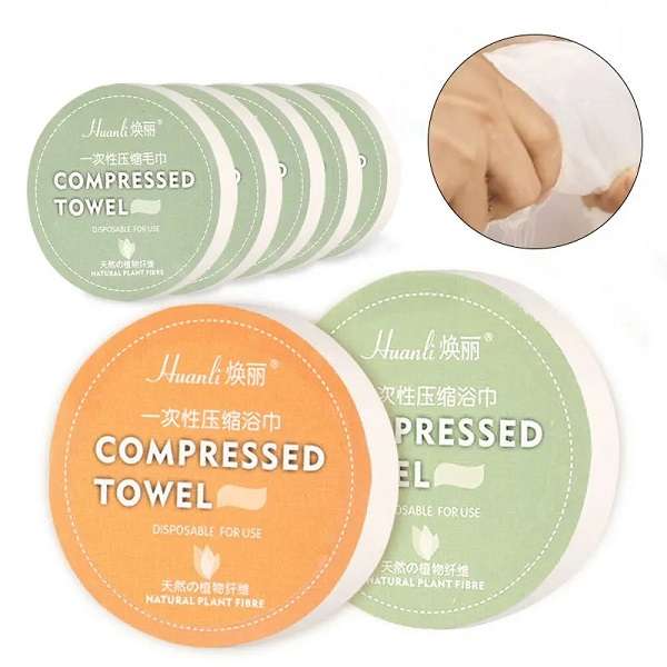 Pack Of 10 Disposable Compressed Towel 30cm x 50cm