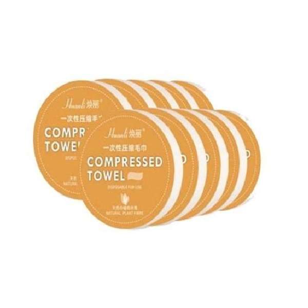Pack Of 10 Disposable Compressed Towel 30cm x 50cm