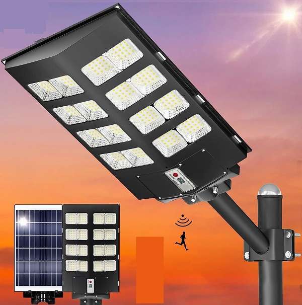 Aerbes AB-T80 800W Solar Induction Street Light 6V 18W Panel With Remote Control