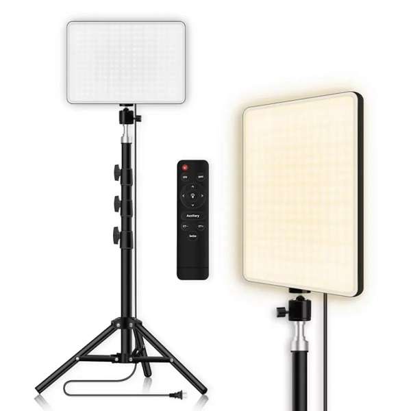 JG20375320 A111 14 Inches LCD Display Studio Light Photography Lighting With Stand