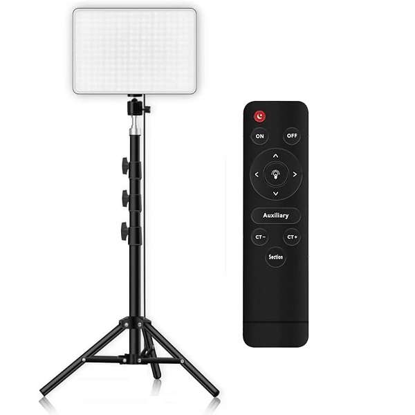 JG20375321 A118 45cm LCD Display Studio Light Photography Lighting With Stand 65W