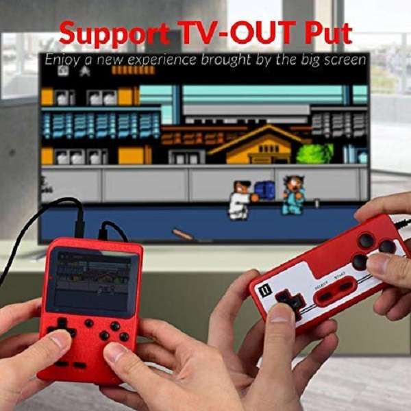 2.8-D 2.8" 400 In 1 Sup Game Console With Remote Control 1020mah Battery