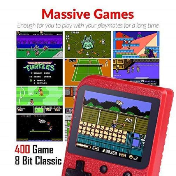 2.8-D 2.8" 400 In 1 Sup Game Console With Remote Control 1020mah Battery