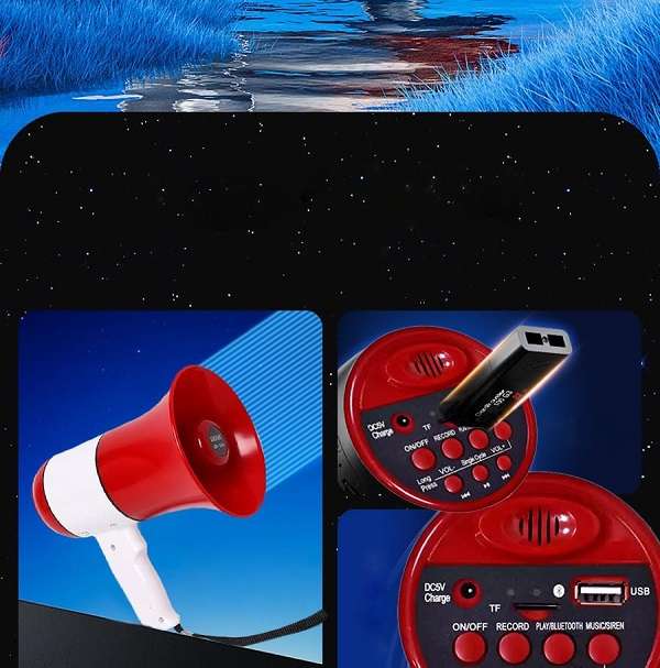 ZL2018 Handheld Megaphone Loud Hailer