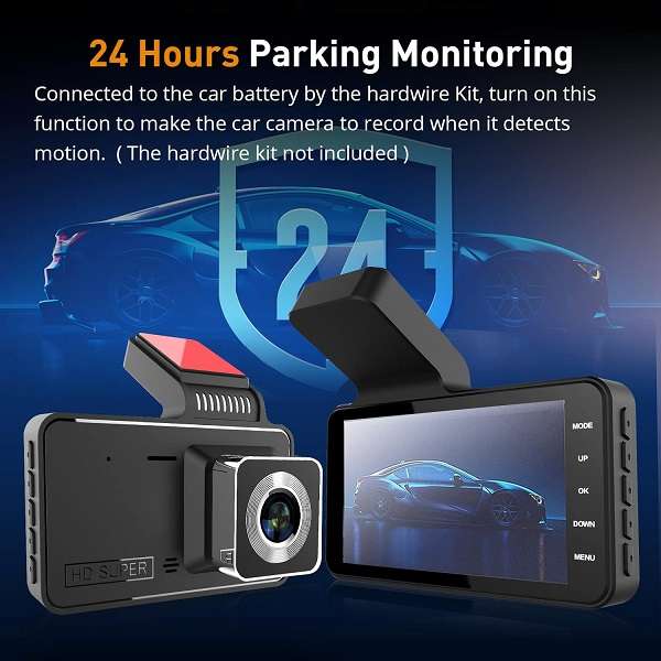 A4P 4" Screen Wifi Dashboard Camera