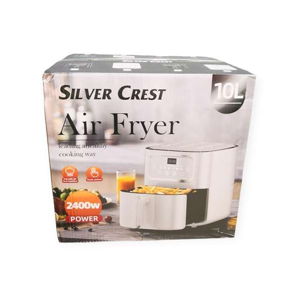 JG20375404 10L Silver Crest Air Fryer 2400w With A Touch Display